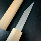 Baishinshi Kunimitsu Kuri Kokatana kiridashi type 梅心子圀光 繰り小刀 切出型 鞘付 18mm