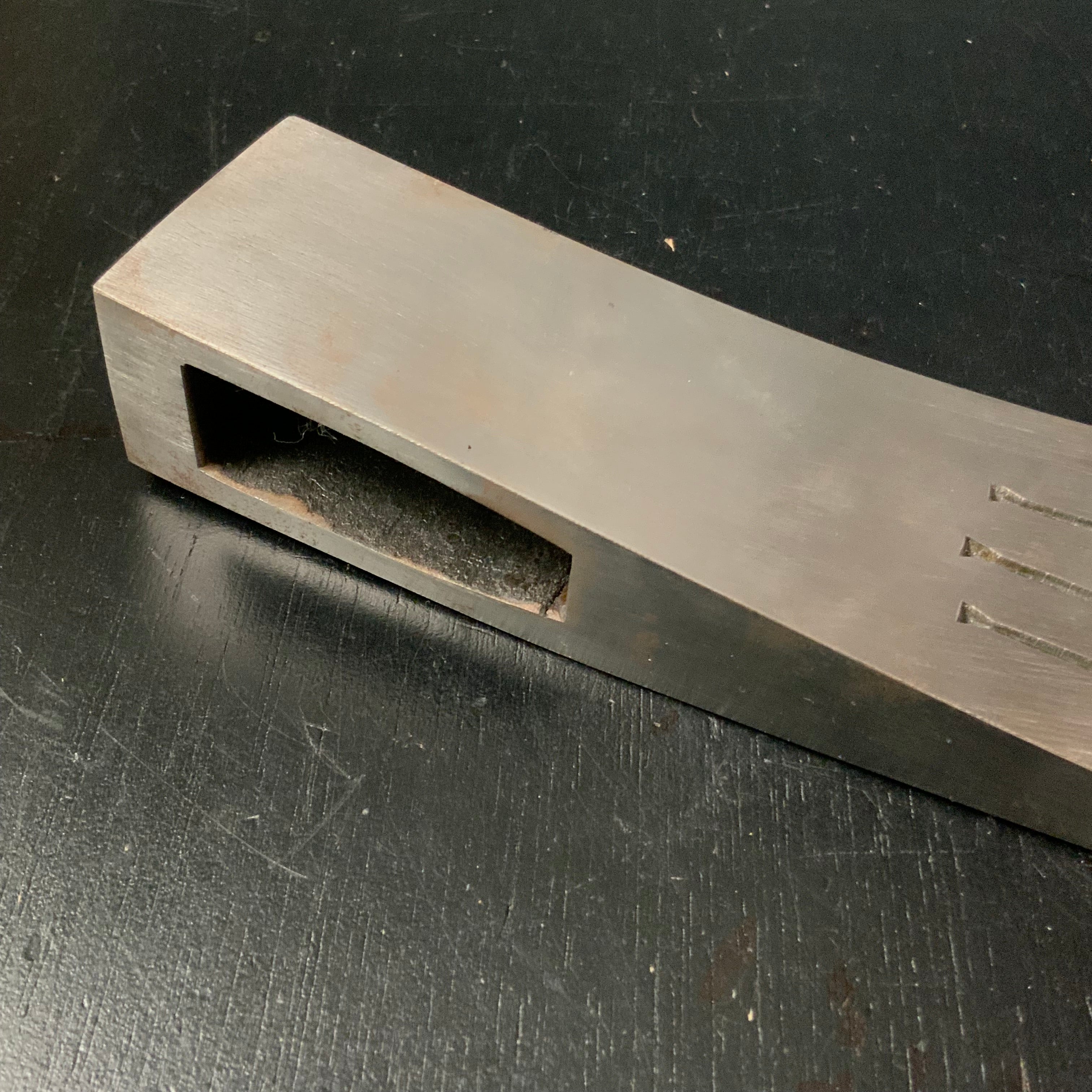 Old stock Honsokuhiro Japanese Carpenter's Axe head  Nekiriono 掘出物 本則弘作 大工鉞 刃のみ 根切斧 Masakari