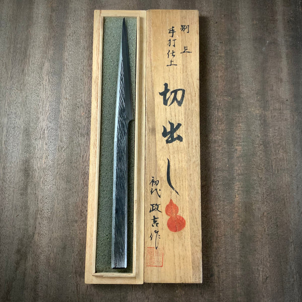 1st generation Kiridashi by Masakichi   初代政吉作  切出し小刀