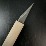 Baishinshi Kunimitsu Long Type Kokatana kiridashi type left hand  梅心子圀光 長刃小刀 特製 鞘付 左 79mm