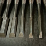 Old stock Ichihiro Bench chisels set    掘出し物 市弘 山崎勇作 追入組鑿  Oirenomi