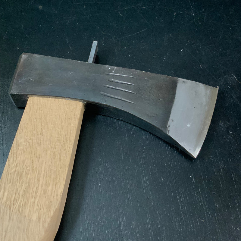 #Mk15 Old stock Japanese Carpenter's Axe  掘出し物 鉞 木割り斧  Masakari