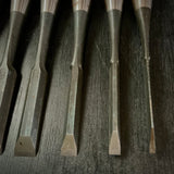 Old stock Ichihiro Bench chisels set    掘出し物 市弘 山崎勇作 追入組鑿  Oirenomi