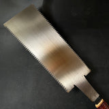#R22 Ready to use! Old stock Double Edge Saw with Eddy Type Handles set by Kurashige 直ぐ使い 倉重栄助 目立 渦巻き柄 両刃鋸 315mm