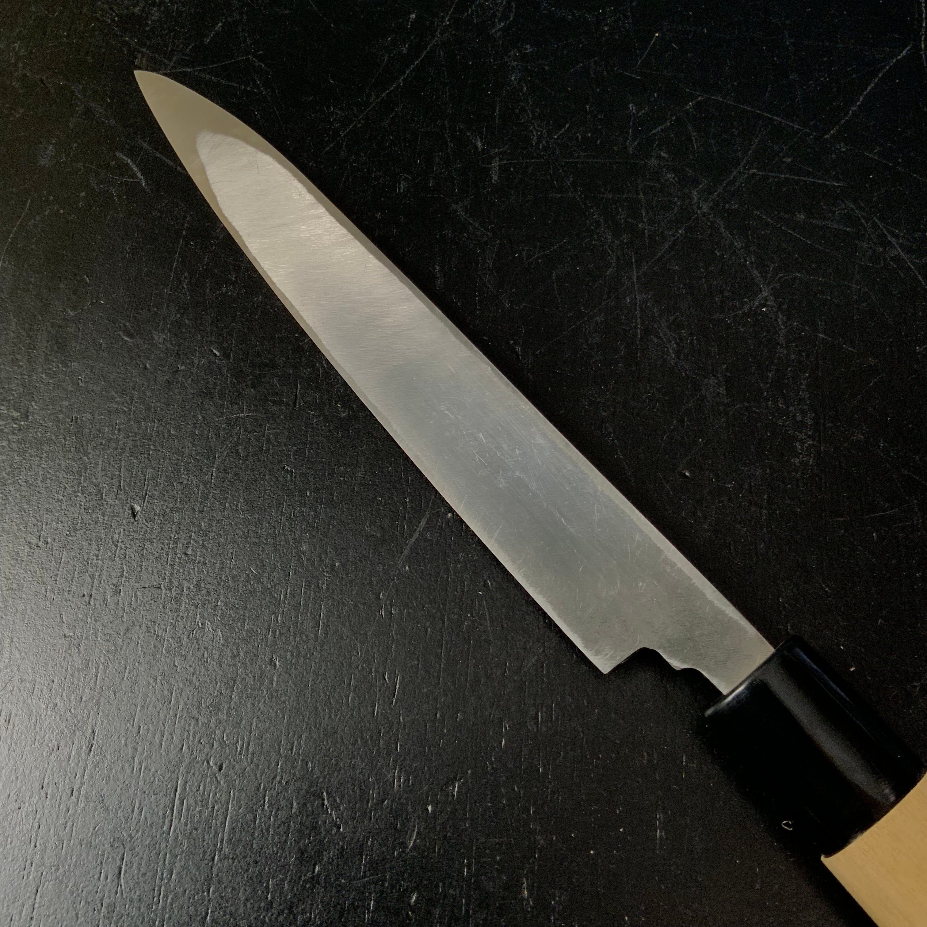 Baishinshi Kunimitsu polish Sashimi Knife  150mm     /   梅心子圀光作 刺身包丁 磨き  150mm