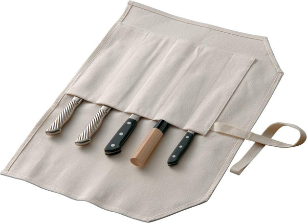 Tojiro Canvas Kitchen Knife Pocket bag   藤次郎 帆布ナイフポケット 日本製