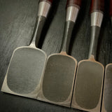 Old stock Ichihiro Bench chisels set    掘出し物 市弘 山崎勇作 追入組鑿  Oirenomi