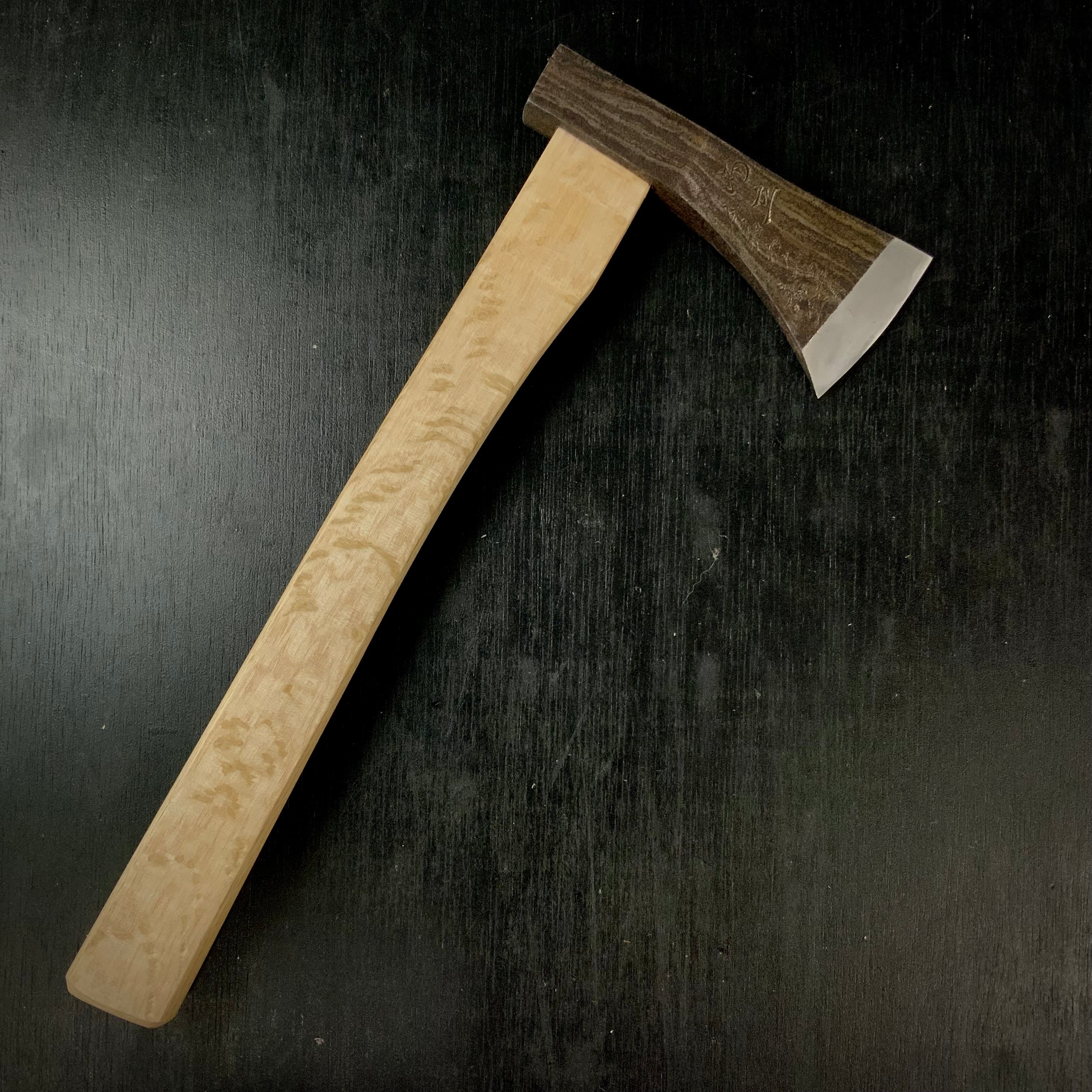 『ERLI』 Sozen Japanese Carpenter's Axe 『而立』 素全作 小型鉞 木割り斧 Masakari ...