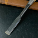 Tasai Special Medium Timber chisels with Japanese white oak   田斎作  中叩き鑿 芯付白樫柄 18mm Chutatakinomi