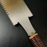 #152 Nagakatsu Double Edge (Ryoba) Saw with Eddy Type Handles For Hard Wood 長勝鋸 両刃鋸 渦巻き柄 広葉材用 250mm