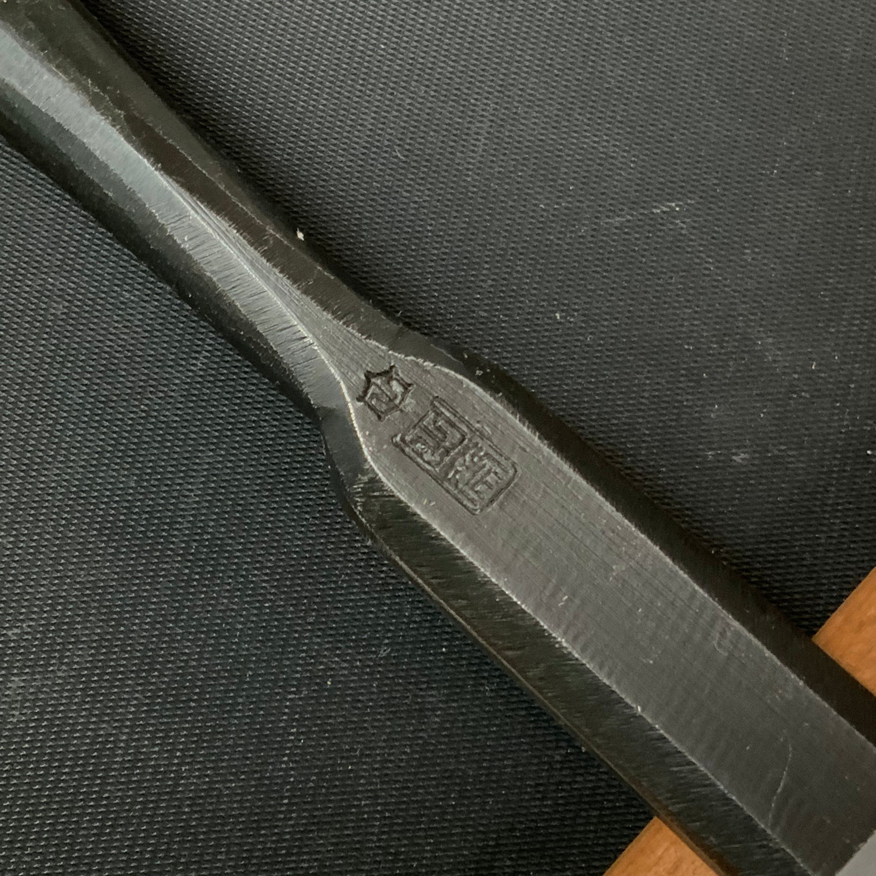 Tasai Fusetsu Bench chisels (Oirenomi) with blue steel  Takugara 田斎風雪作 追入鑿 拓柄 18mm