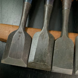 #M173 Mixed Bench chisels set by unknown  バラ鑿合わせ 追入れ組鑿 10本組 作者不明