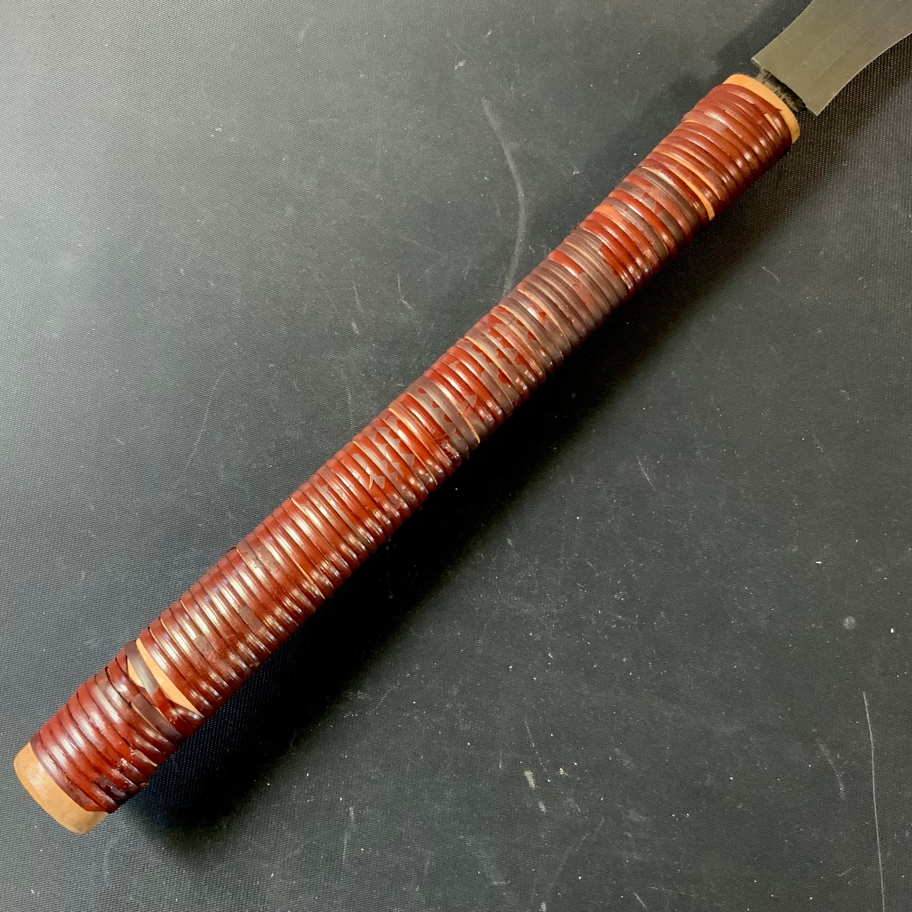 #99 Nagakatsu Double Edge Saw with Eddy Type Handles set by Kurashige 長勝鋸 渦巻き柄 両刃鋸 225mm