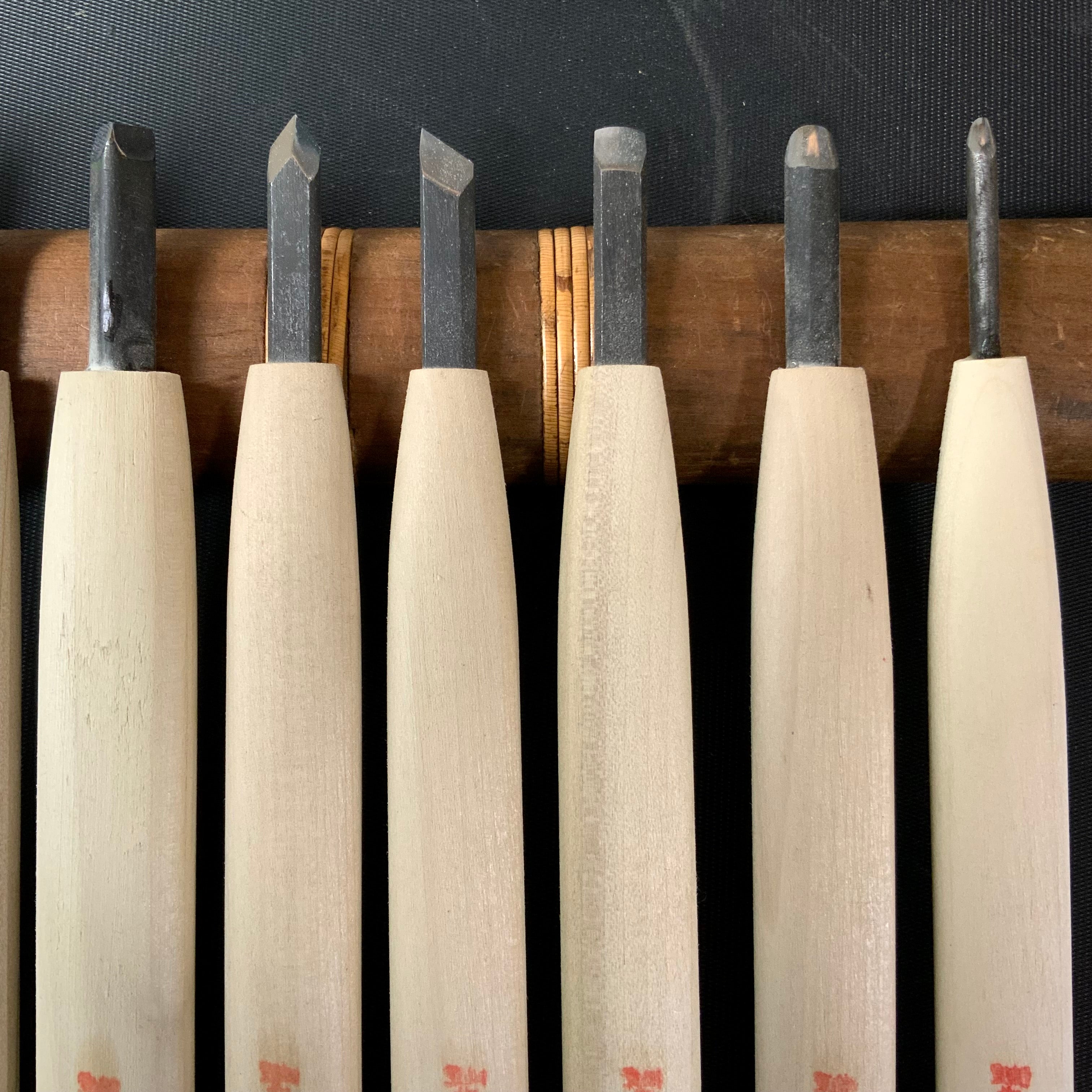 Baishinshi Carving chisels set    /       梅心子 彫刻刀10本組   Chokokuto