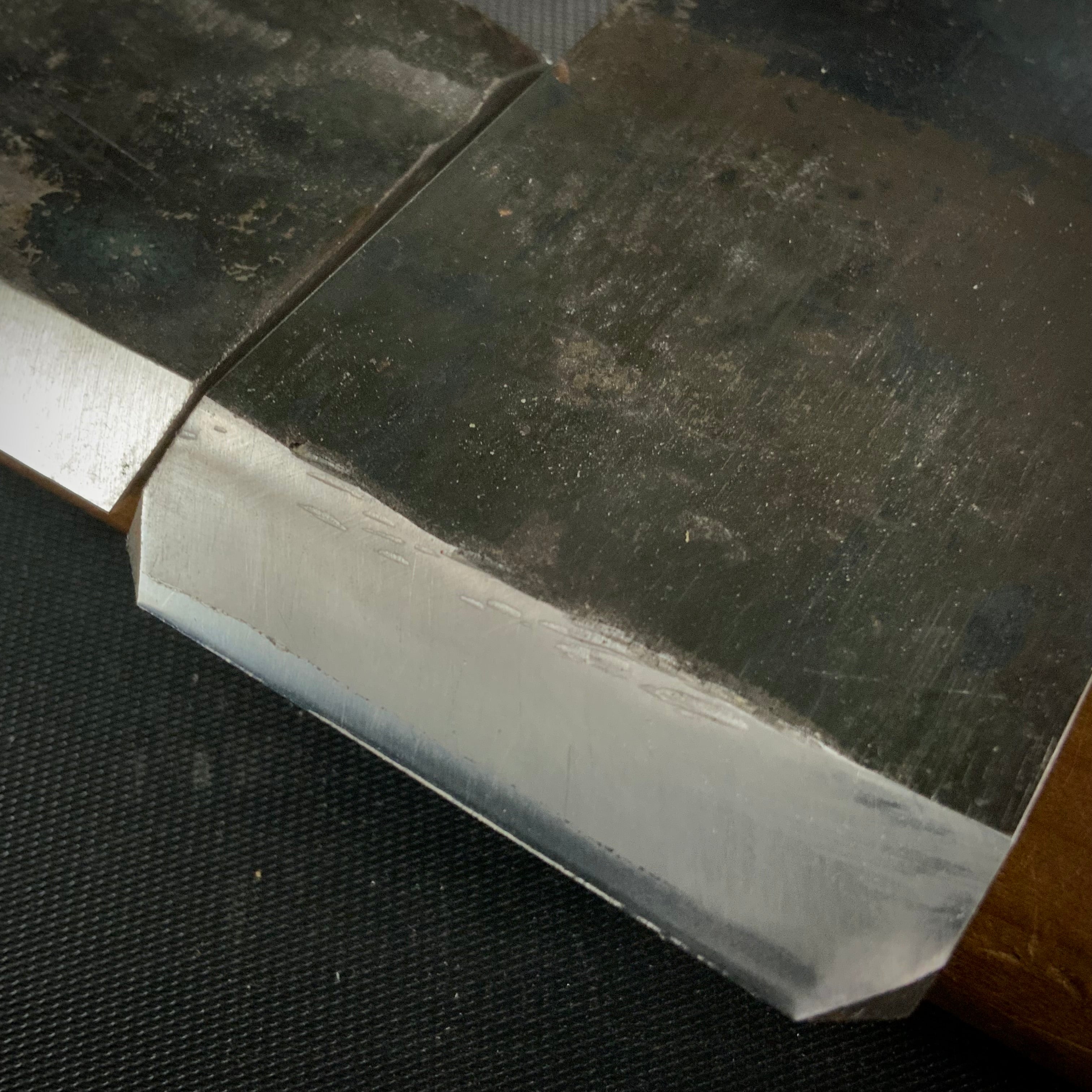 Kenshin Smoothing Plane with Blue steel 仕上げ鉋 謙信 青紙鋼 49mm