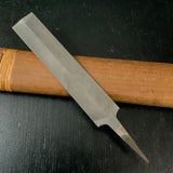 Old Stock TSUBOTAMA 100mm Single edged file for Handsaw sharpening (Surikomi-Yasuri) 掘出し物 壺玉  片刃 すり込みヤスリ 100mm