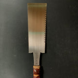 #R35 Ready to use! Old stock Double Edge Saw with Eddy Type Handles set by Kurashige 直ぐ使い 倉重栄助 目立 渦巻き柄 両刃鋸 210mm