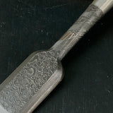 Tasai Mokume Special Medium Timber chisels with Japanese Red oak   田斎作 木目 中叩き鑿 赤樫柄 36mm Chutatakinomi