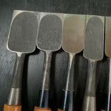 #M164 Mixed Timber chisels set by unknown smith バラ鑿合わせ 叩き組鑿 作者不明