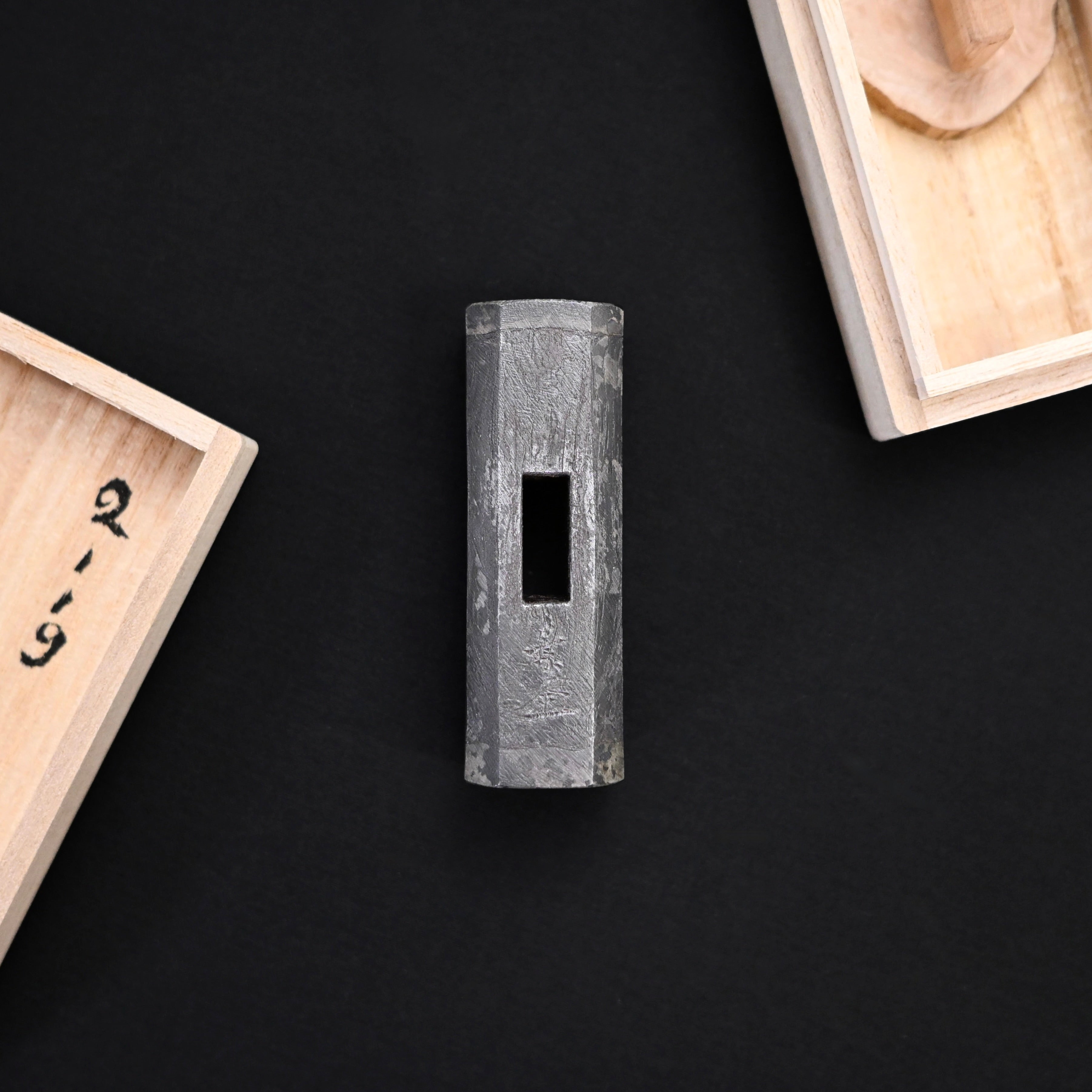 Sozen Octagon Hammers Hand made Pasting steel   素全 鋼付八角玄翁 渦巻き