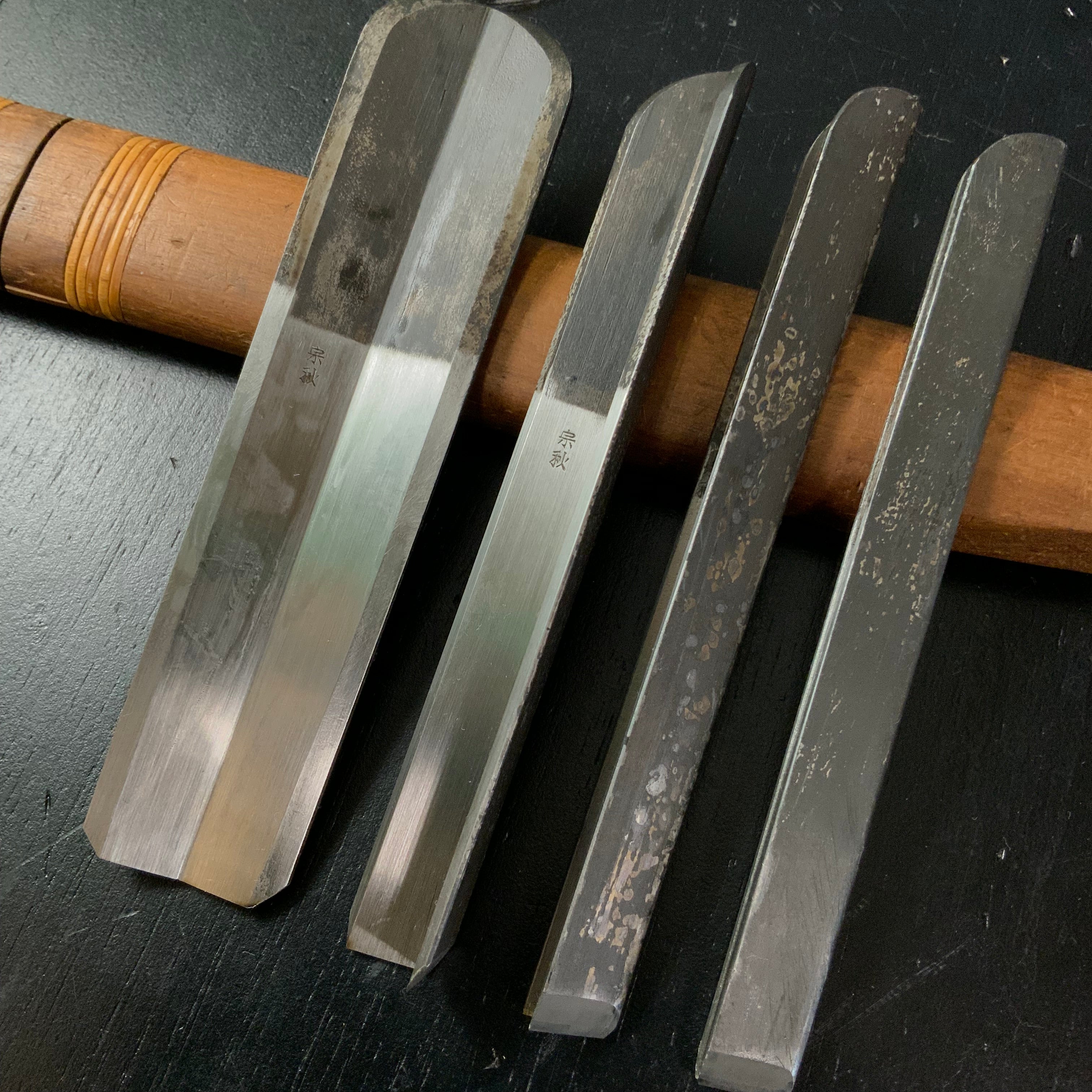 #2 八重樫 葉鉋 組子用  鉋刃    Ha Kanna Kumiko Kanna Plane Blades with white steel by Muneaki
