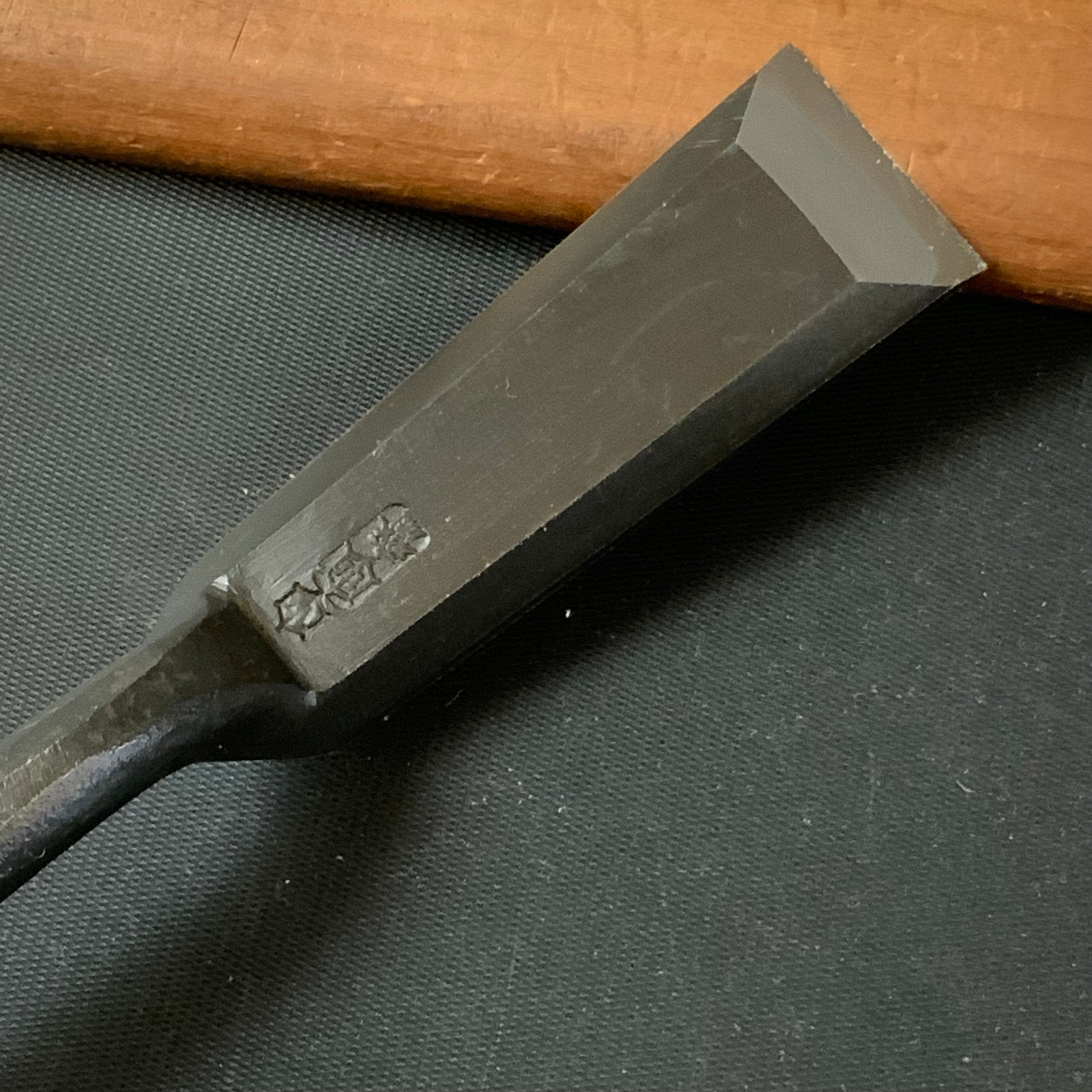 Tasai Timber Bachi(Kotenomi) chisels  with blue steel 田斎作 コテ鑿バチ 白樫柄 24mm