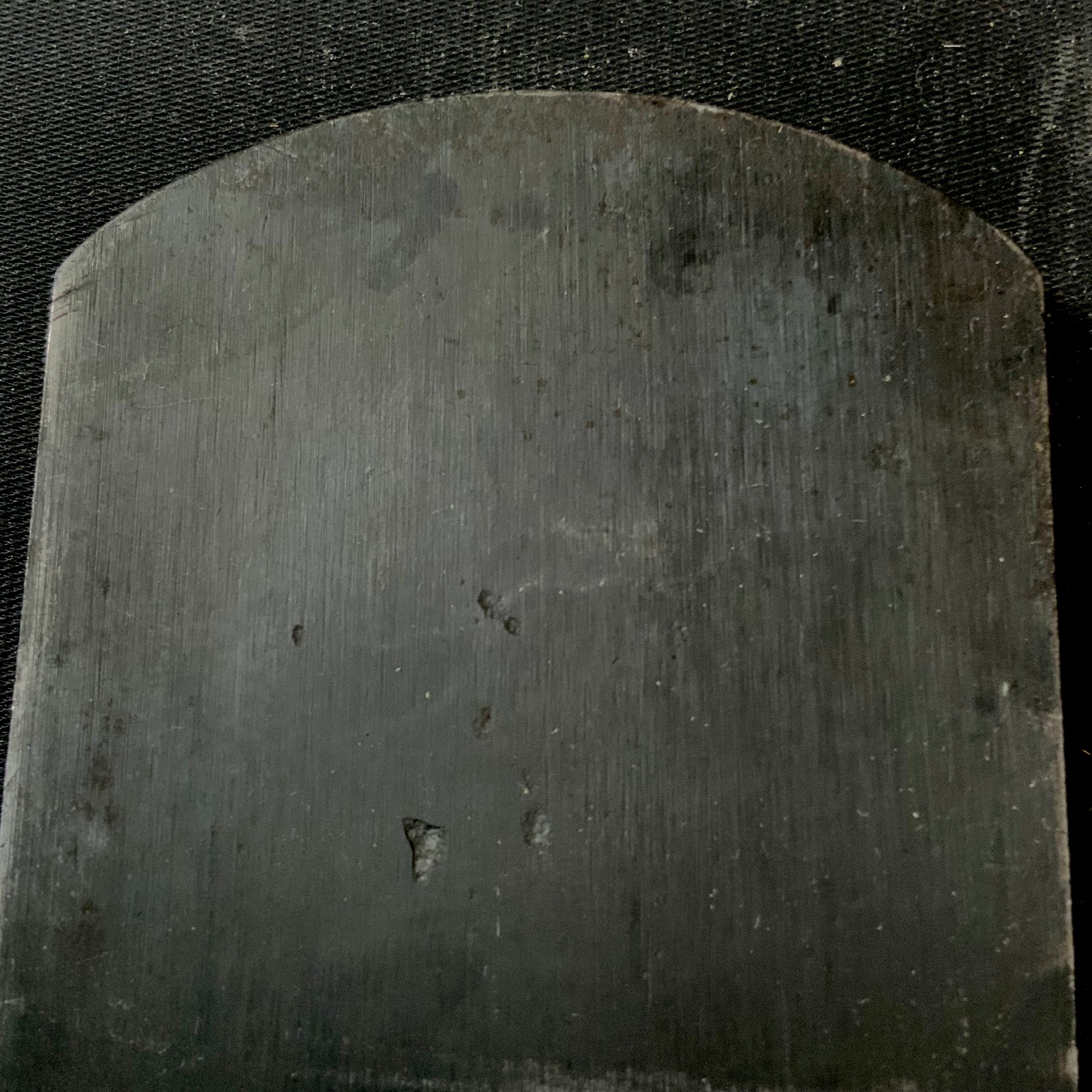 Old stock Metoki Smoothing Plane (Kanna) by Kiyotsugu Toushichi  掘出し物  猪上清次作  目辰  仕上げ鉋  65mm