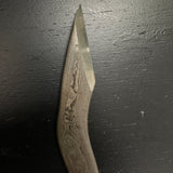 Old stock Nenrin(treeRing) Snakes Kiridashi Knives by Kunikei 3rd Right hand  掘出し物 三代目国慶作 年輪 巳 切出し小刀 21mm 右