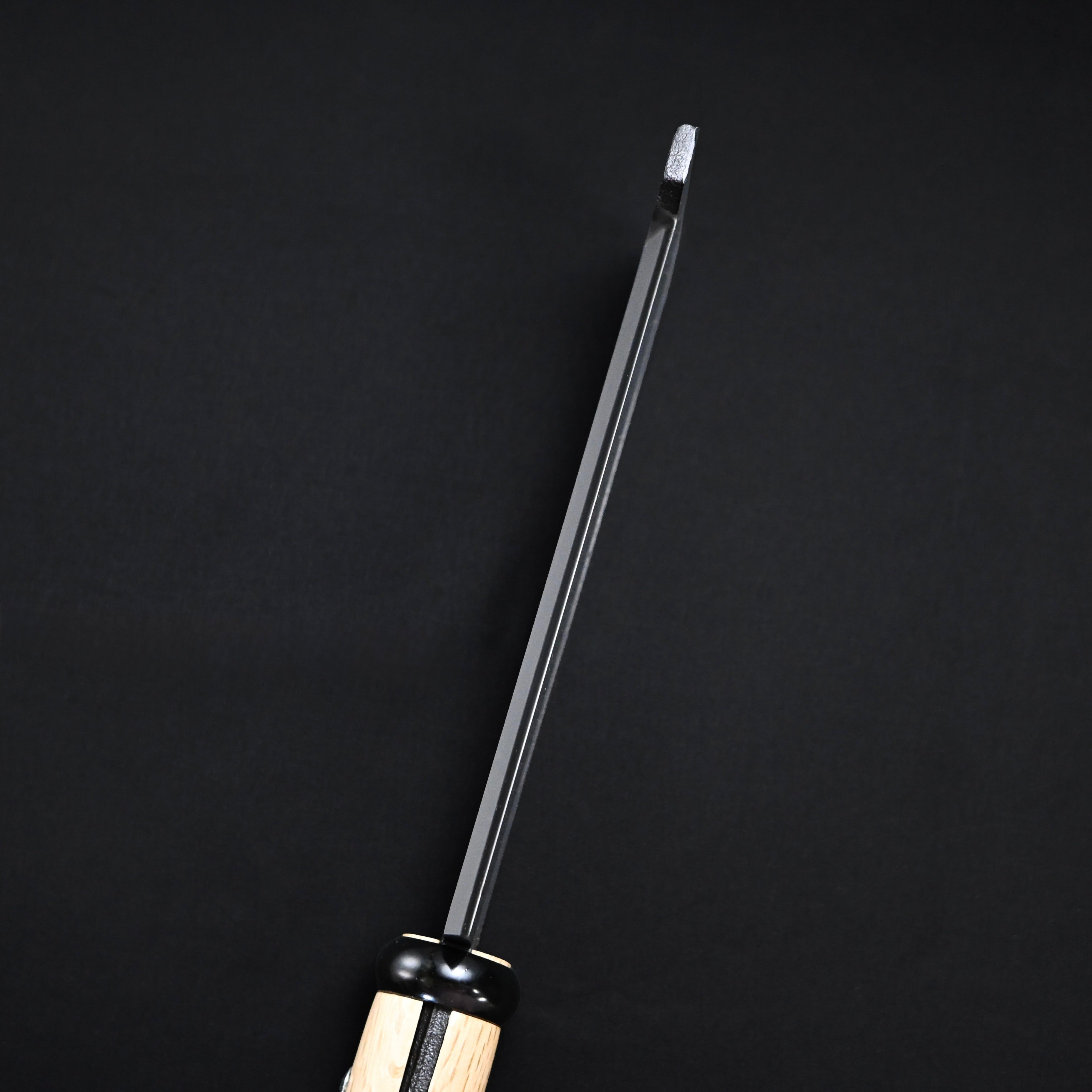 Ryuosai Hashitsuki Nata 180mm with blade guard    竜王斎 箸付鉈  180mm 刃あて付