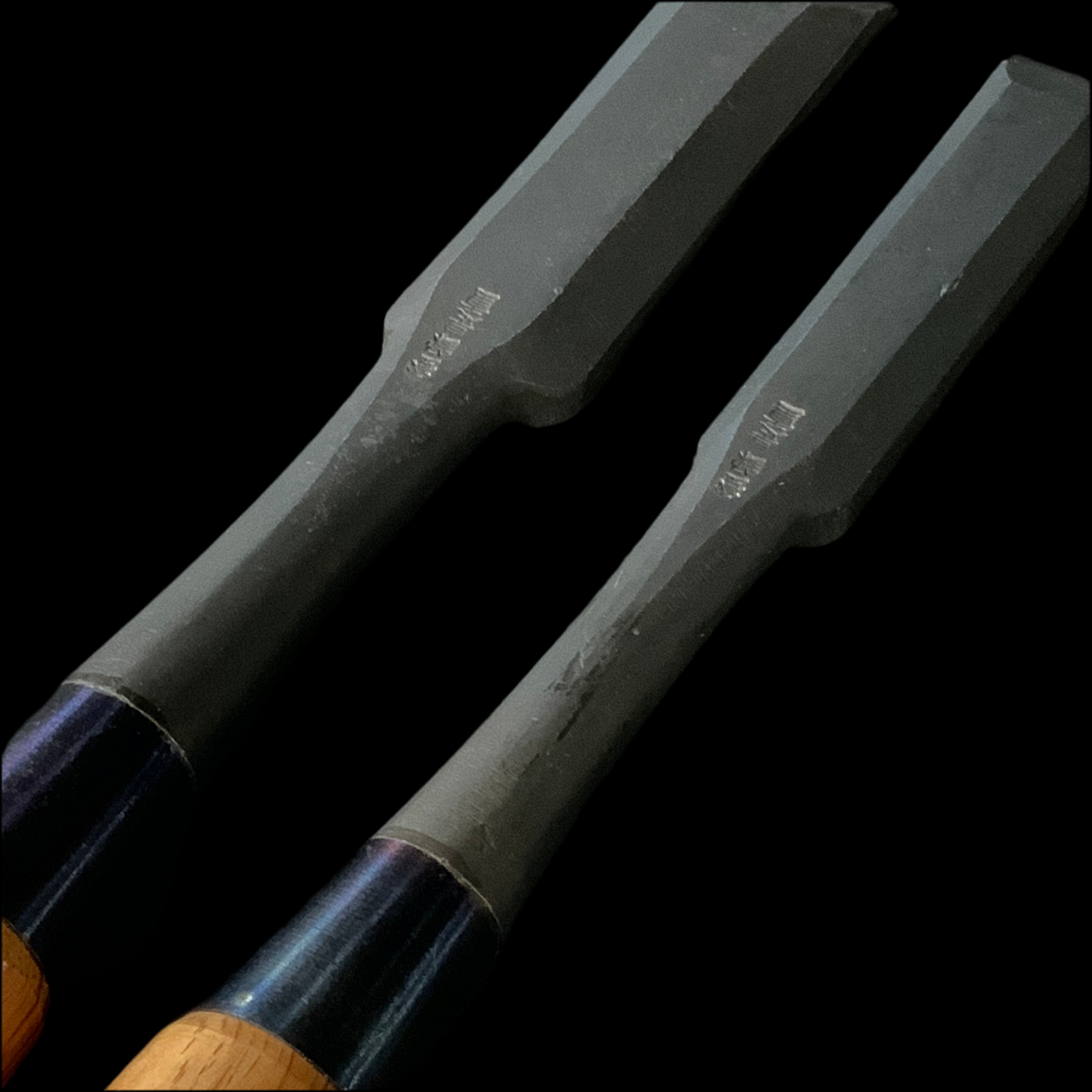 是重 厚鑿  赤樫柄  Koreshige Timber Chisels with White Steel