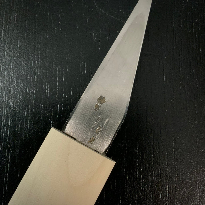 Baishinshi Kunimitsu Long Type Kokatana kiridashi type left hand  梅心子圀光 長刃小刀 特製 鞘付 左 79mm