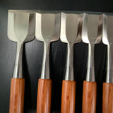 Sukeroku  Sukemaru 3th High-Speed Steel Bench chisels set  三代助丸 碓氷淑郎 ハイス鋼追入鑿 助六 15本組 Oirenomi