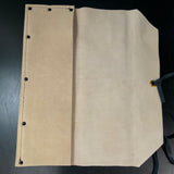 Daido Saw Leather Cloth Bag  床ベロア革鋸巻５丁用 先カット