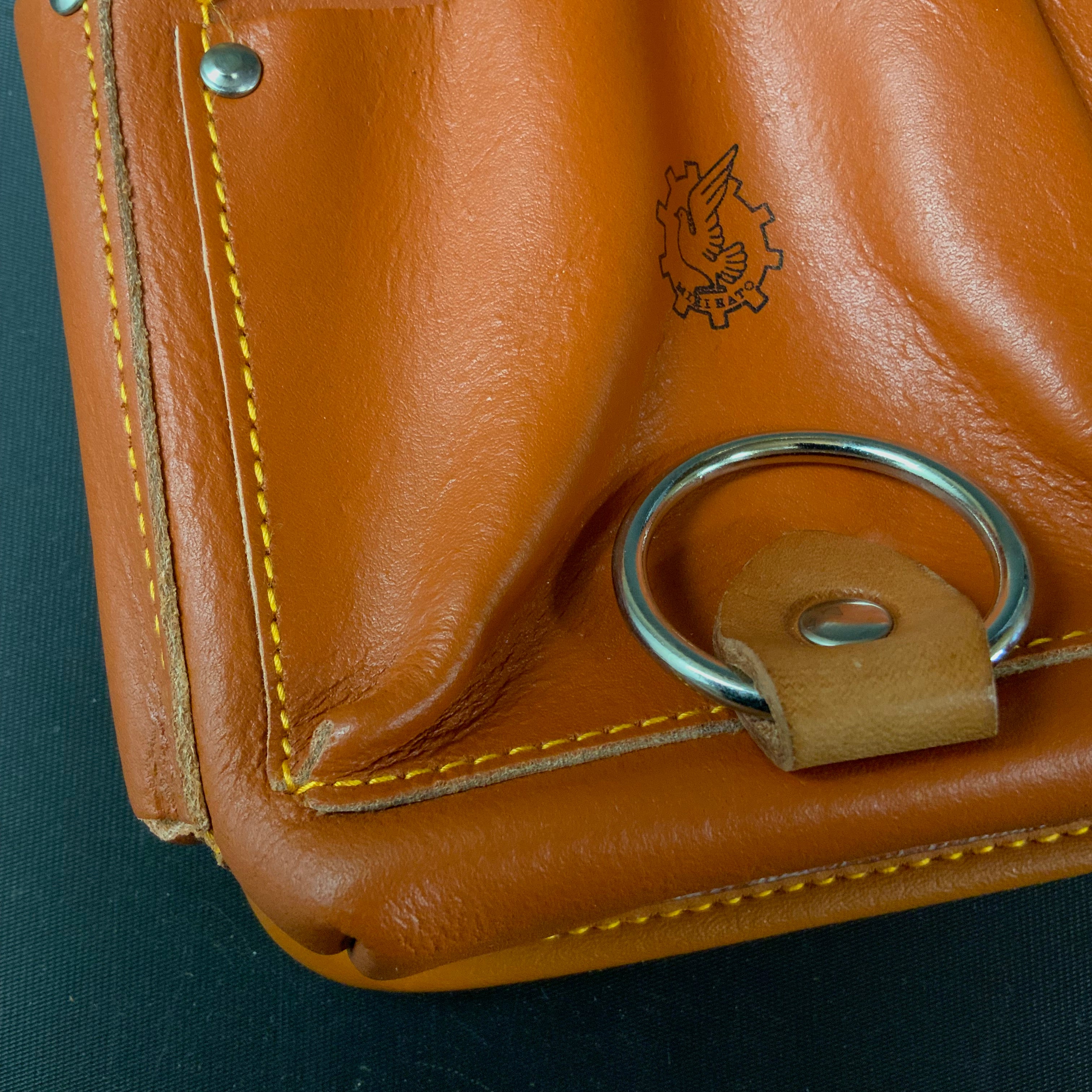 Working Waist Bag Mini Japanese Carpenter  Working Bag  大工 ミニ腰袋  | Leather 革製  #10