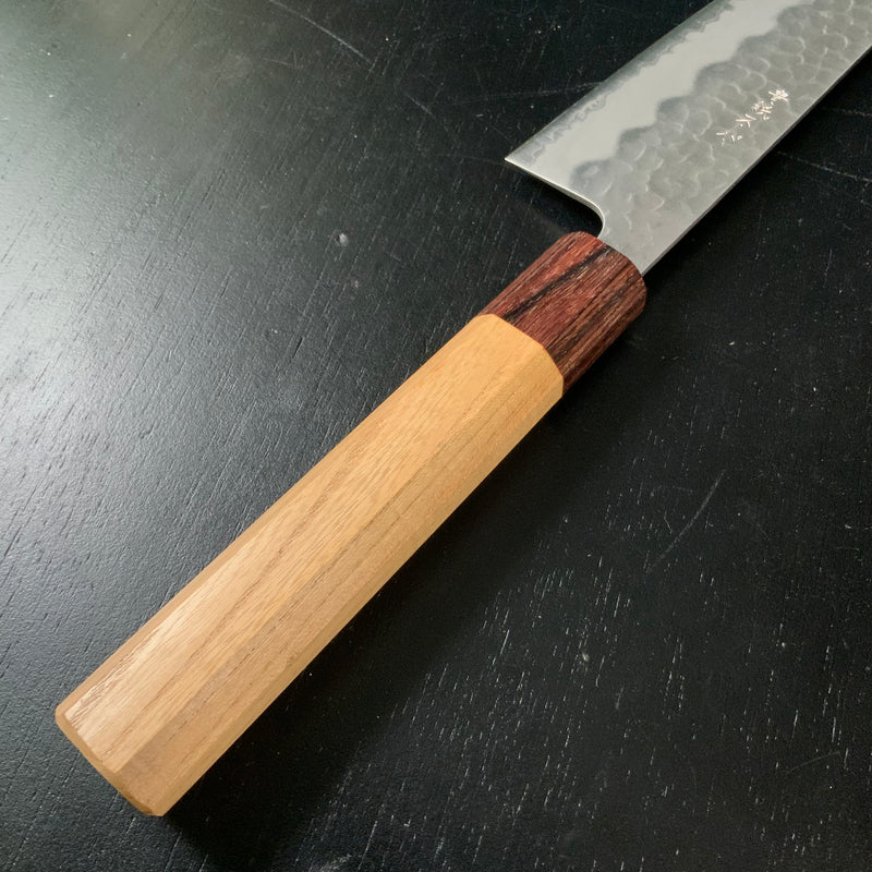 Tsuchime Finish Chef knife Gyuto Blue Steel  切れるよろこび 牛刀 槌目仕上 青紙鋼 210mm