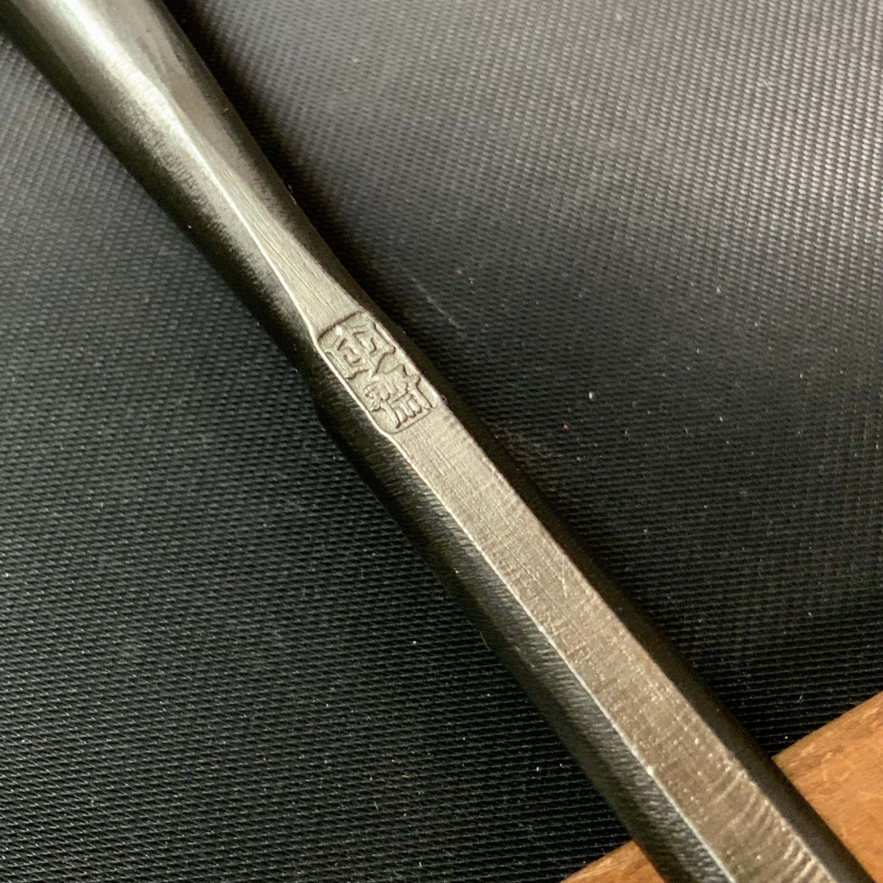 Tasai  Sotomaru chisels with blue steel      /      田斎作 磨き仕上げ 外丸鑿 15mm