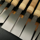 Ready to use Chojiro Mini Japanese Saw set  長二郎 目立て済み ミニ鋸10本セット