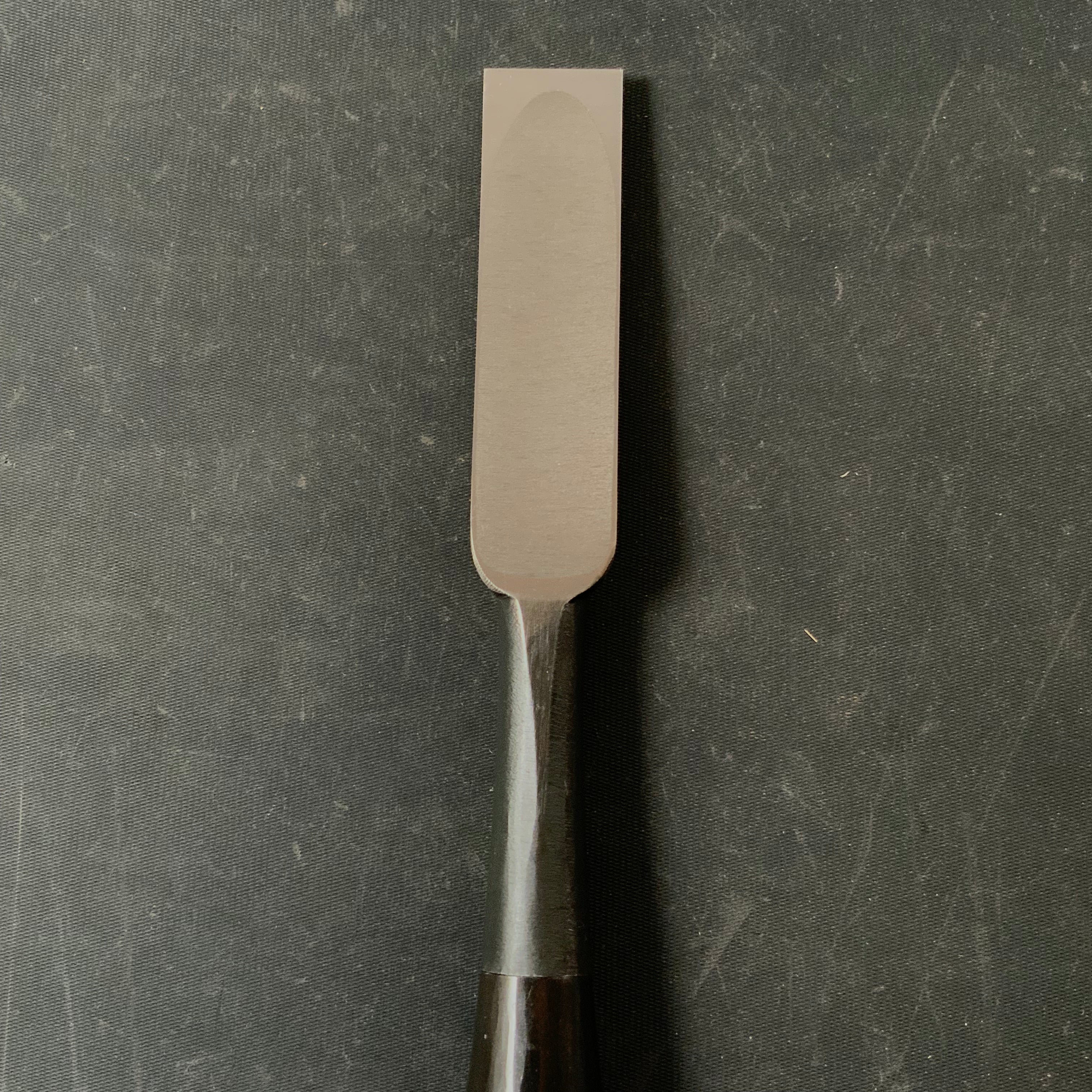 Tasai Timber chisels (Tatakinomi) with blue steel  田斎 黒仕上げ 叩鑿 24mm