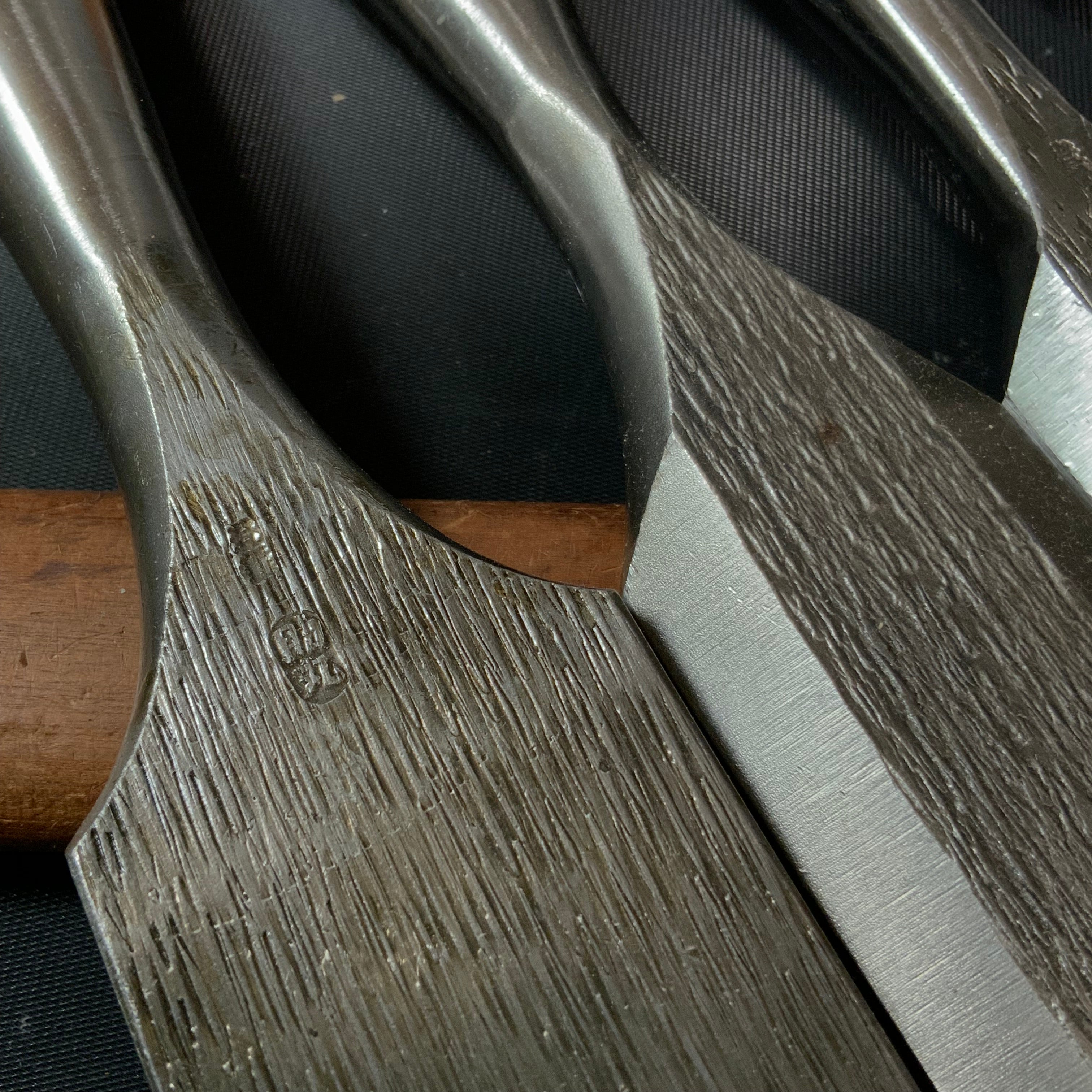 Old stock #8 Mixed set High-Speed Steel Damekiri chisels Timber chisels 掘出し物 バラ鑿合わせ ハイス ダメ切鑿 6本組