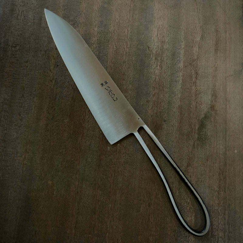 Old stock Igarashi Santoku handle Knife   掘出し物  いがらし ハンドルナイフ