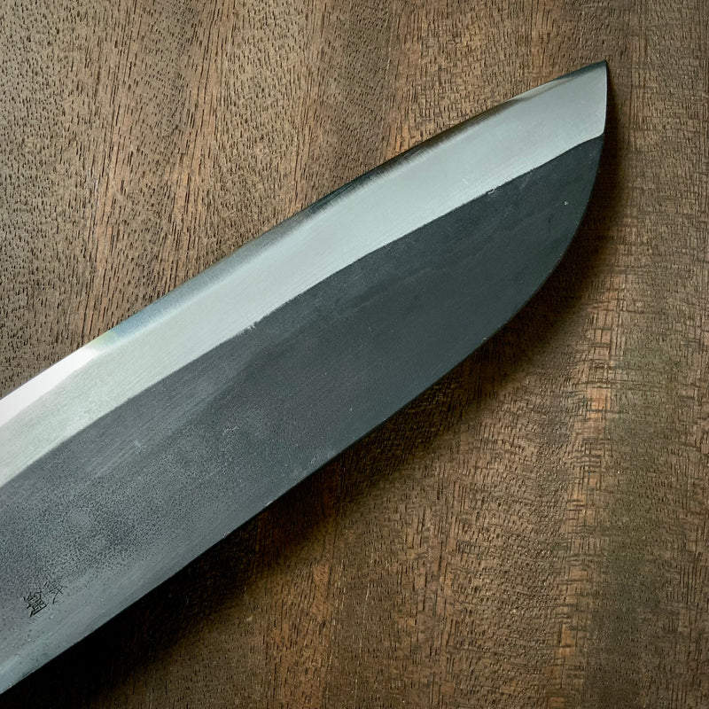 Gihei Santoku Bocho with blue steel    /     義平 三徳包丁 青紙付 165mm