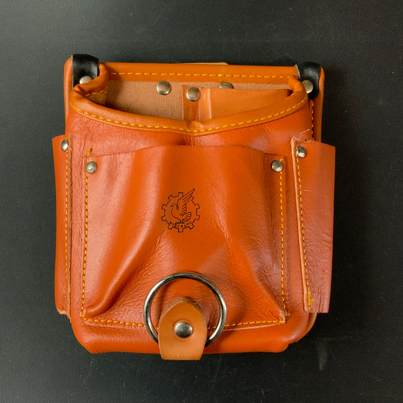 Wroking Waist Bag Mini Japanese Carpenter  Working Bag  大工 ミニ腰袋  | Leather 革製  #10