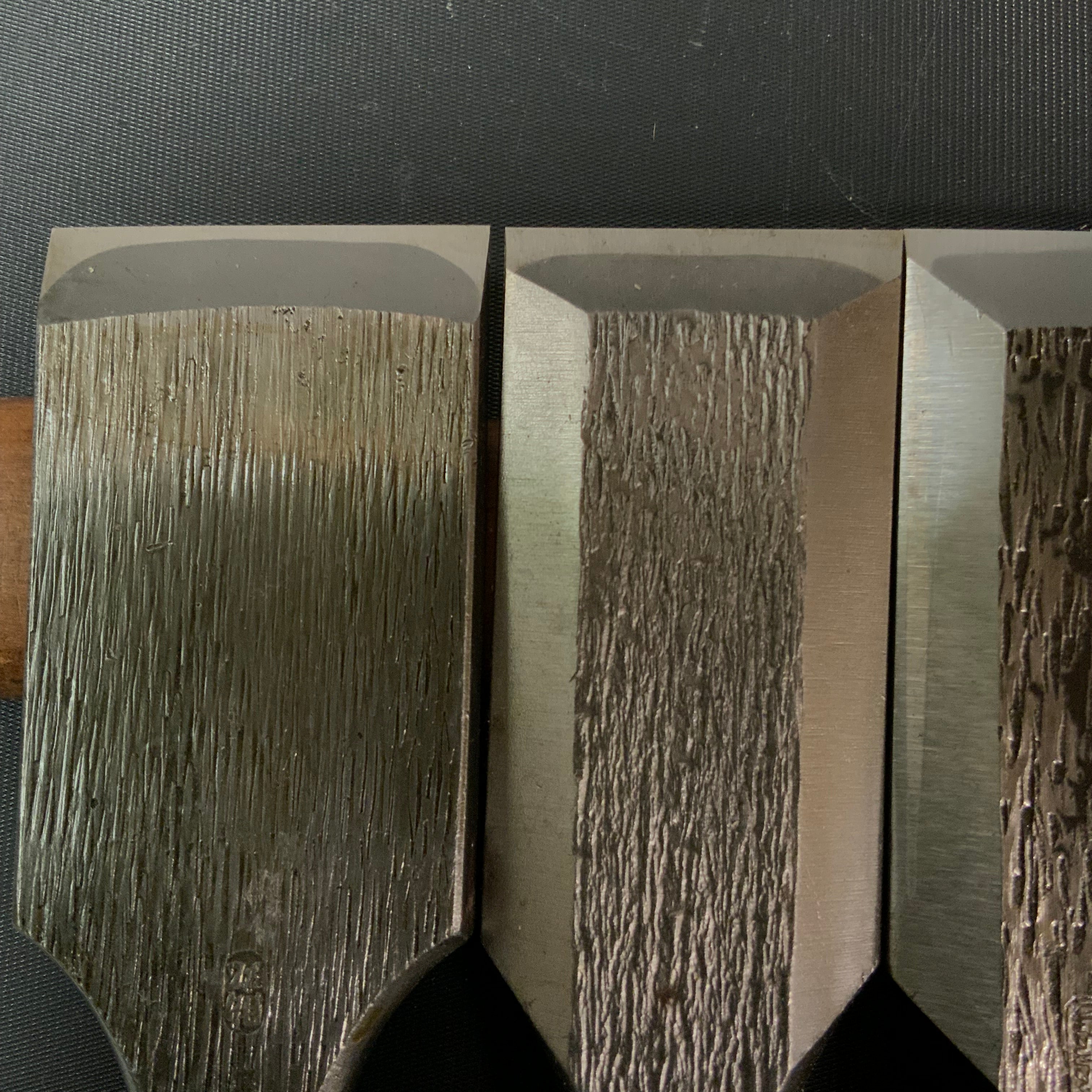 Old stock #8 Mixed set High-Speed Steel Damekiri chisels Timber chisels 掘出し物 バラ鑿合わせ ハイス ダメ切鑿 6本組