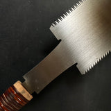 #R21 Ready to use! Old stock Double Edge Saw with Eddy Type Handles set by Kurashige 直ぐ使い 倉重栄助 目立 渦巻き柄 両刃鋸 300mm