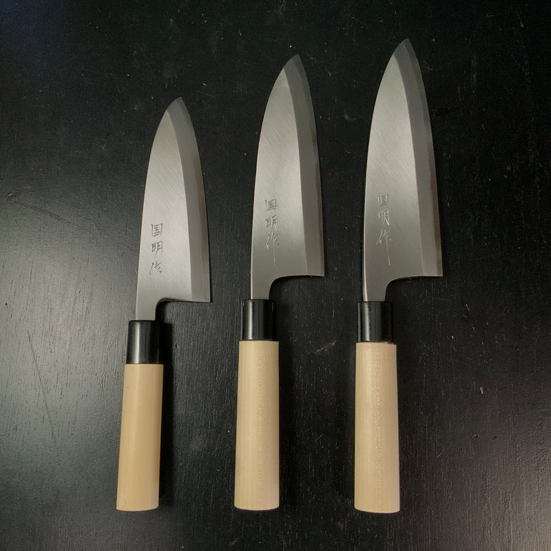 Kuniaki Deba Bocho Kasumi Finish Kitchen knife   國明作 出刃包丁 霞仕上