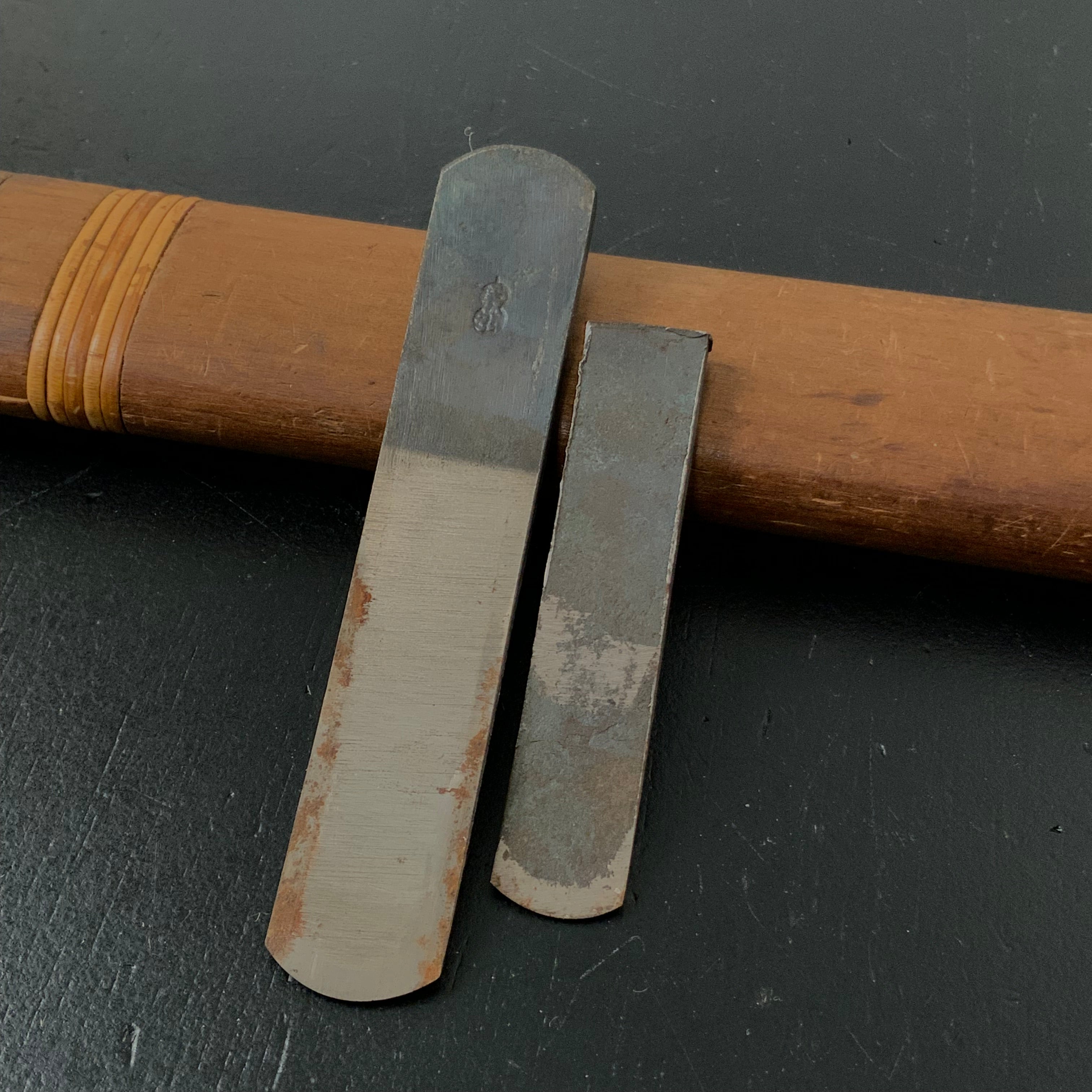 Old stock  Small Rounding Plane (Sotomaru Kanna)         掘出し物  外丸鉋  15mm