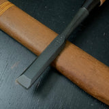 Tasai Bench chisels (Oirenomi) with blue steel    田斎作 黒仕上 追入鑿  15mm