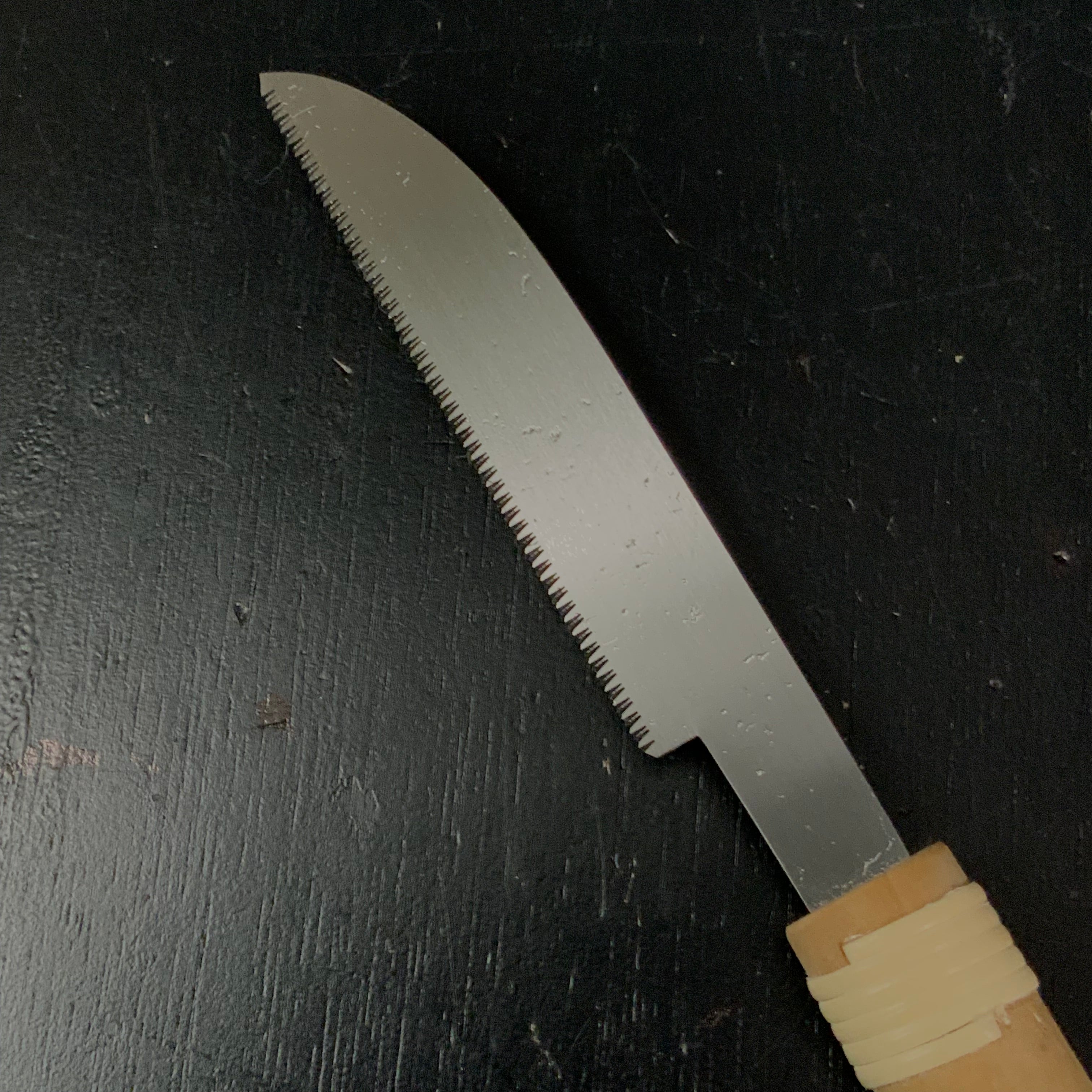 Ready to use Chojiro Violin Saw Single Edge cross cut  長二郎 目立て済み バイオリン鋸 横挽 105mm