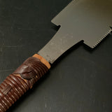 #152 Nagakatsu Double Edge (Ryoba) Saw with Eddy Type Handles For Hard Wood 長勝鋸 両刃鋸 渦巻き柄 広葉材用 250mm