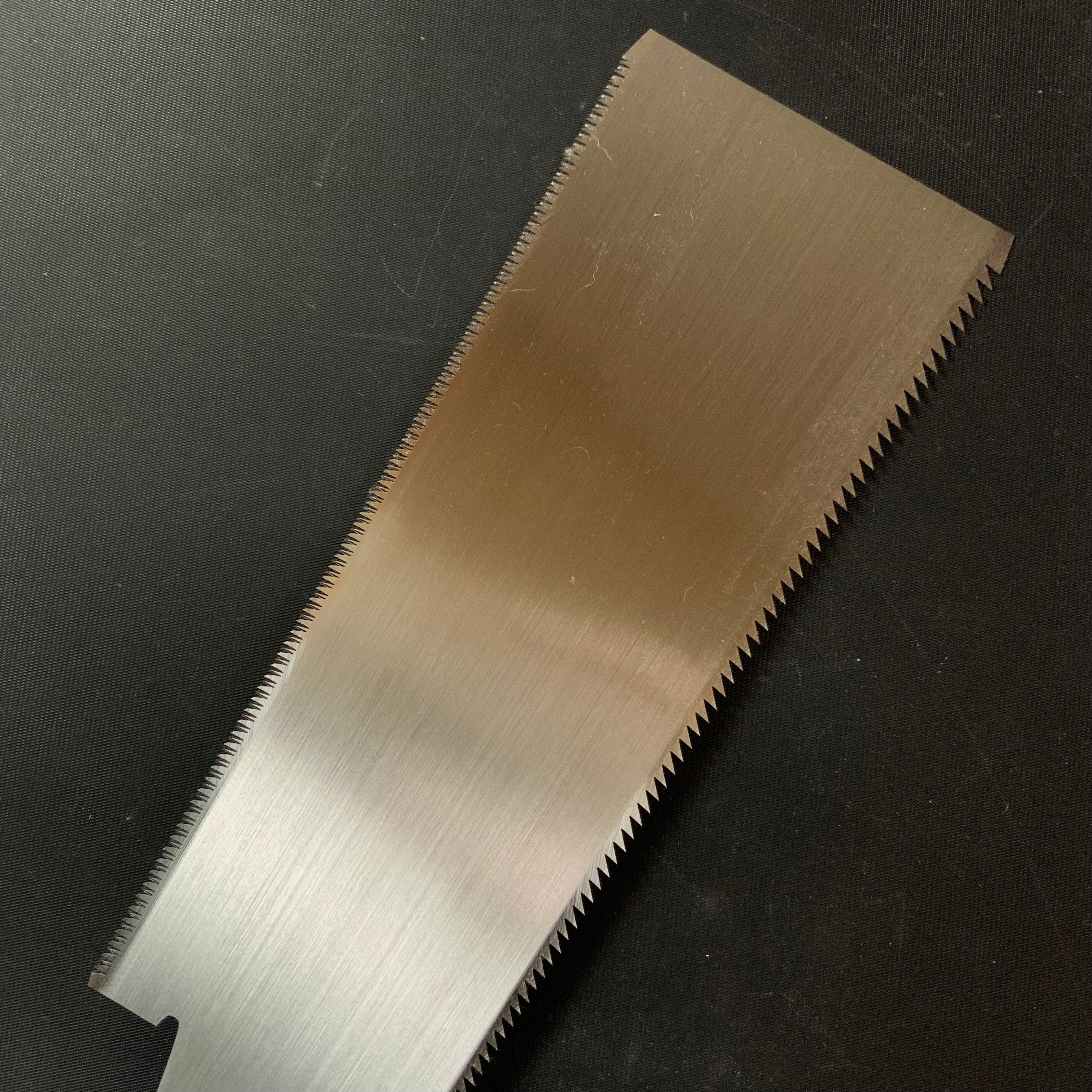 #R41 Ready to use! Old stock Double Edge Saw with Eddy Type Handles set by Kurashige 直ぐ使い 倉重栄助 目立 渦巻き柄 両刃鋸 210mm